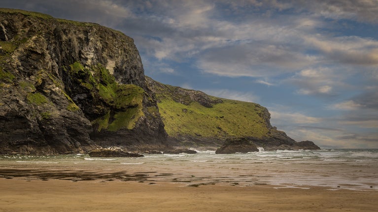 Porthcothan Beach, a mile from Trescore, Cornwall